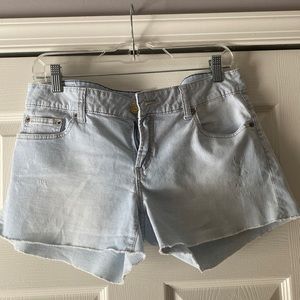 American Eagle Light Wash Shorts